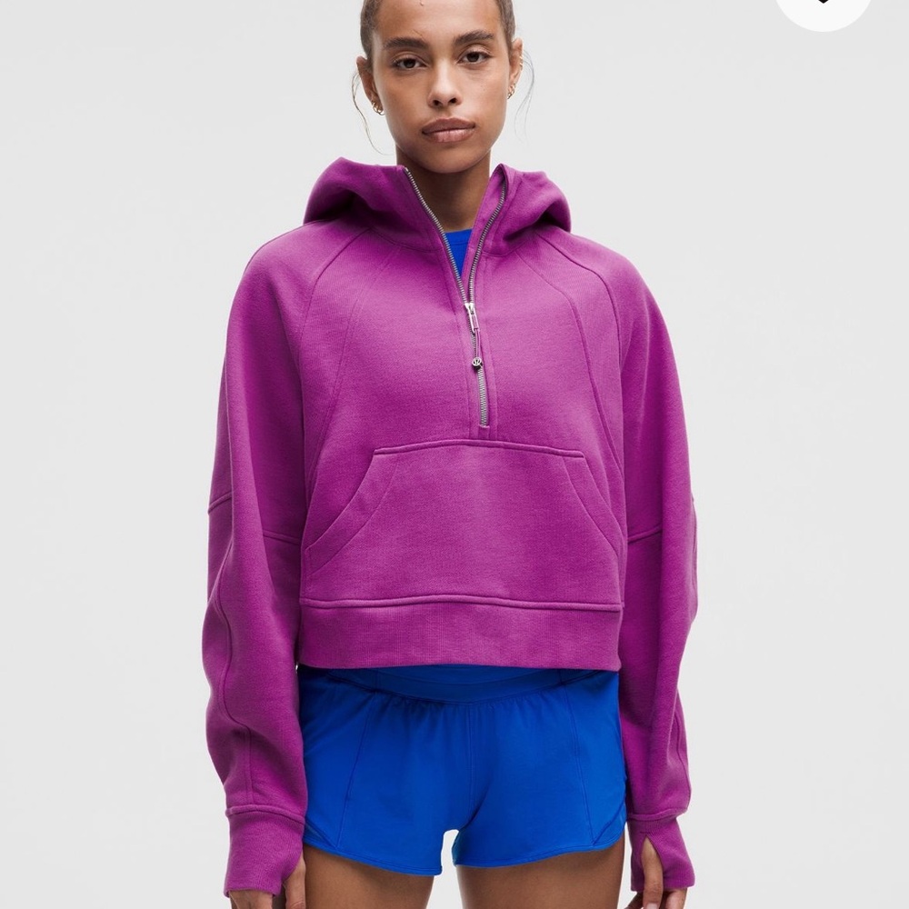 Lululemon women’s scuba oversized half-zip hoodie size M/L